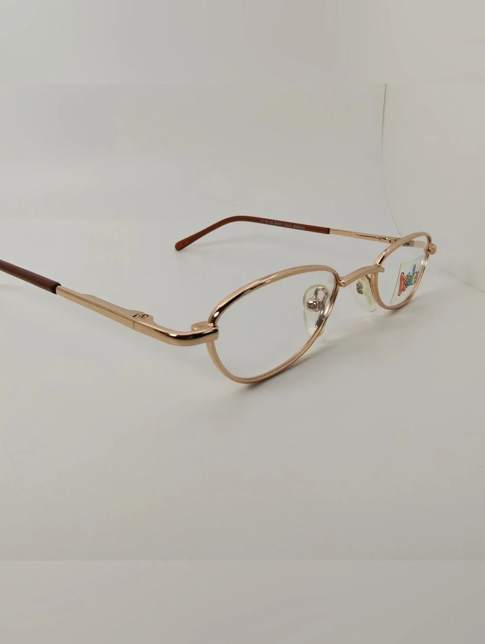 Minnow. 41-18.B=23. 125. Kids' Oval Glasses Frame. Spring Hinge.